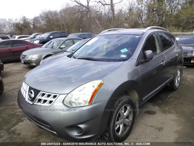 JN8AS5MV6BW662820 - 2011 NISSAN ROGUE S/SV/KROM GRAY photo 2