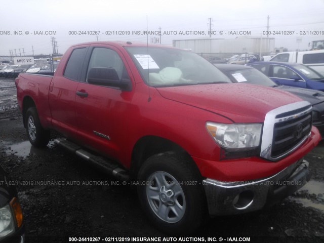 5TFUM5F14DX040257 - 2013 TOYOTA TUNDRA DOUBLE CAB SR5 RED photo 1