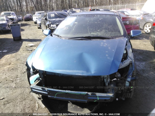 JHMZF1D42ES002657 - 2014 HONDA CR-Z BLUE photo 6