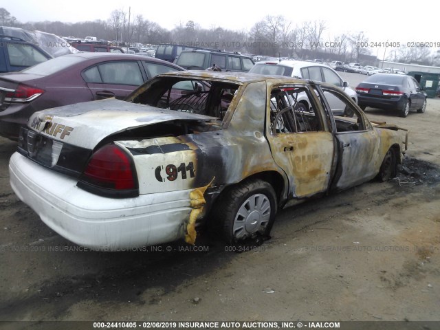 2FAFP71W66X156318 - 2006 FORD CROWN VICTORIA POLICE INTERCEPTOR BROWN photo 4