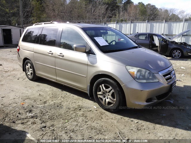 5FNRL38796B429861 - 2006 HONDA ODYSSEY EXL GOLD photo 1