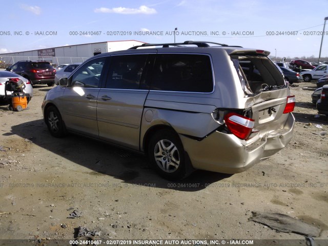 5FNRL38796B429861 - 2006 HONDA ODYSSEY EXL GOLD photo 3