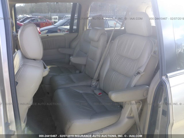 5FNRL38796B429861 - 2006 HONDA ODYSSEY EXL GOLD photo 8