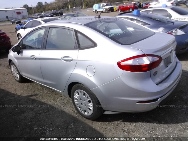 3FADP4AJ9EM202227 - 2014 FORD FIESTA S SILVER photo 3