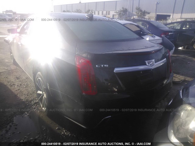 1G6AR5SX2H0154208 - 2017 CADILLAC CTS LUXURY BLACK photo 3