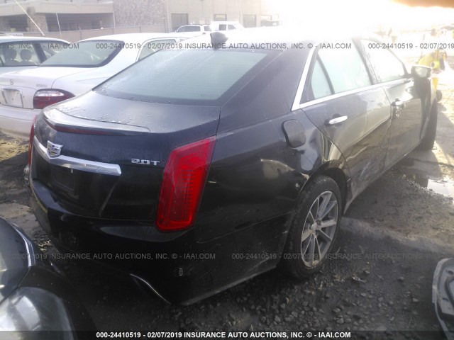 1G6AR5SX2H0154208 - 2017 CADILLAC CTS LUXURY BLACK photo 4