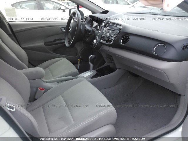 JHMZE2H51ES001012 - 2014 HONDA INSIGHT LX WHITE photo 5