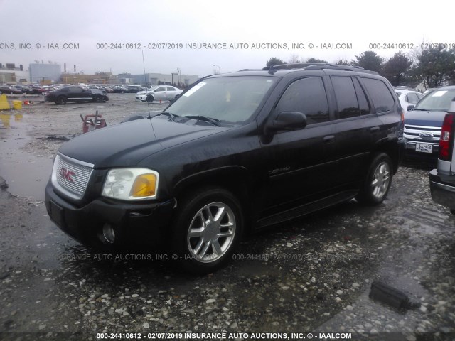 1GKET63M272292400 - 2007 GMC ENVOY DENALI BLACK photo 2