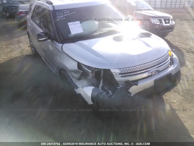 1FM5K7D80DGC18490 - 2013 FORD EXPLORER XLT SILVER photo 6