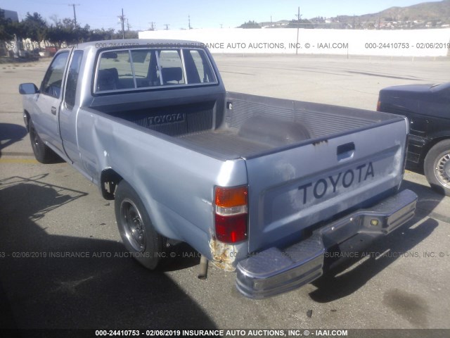 JT4RN93P1M5029554 - 1991 TOYOTA PICKUP 1/2 TON EX LNG WHLBSE DLX BLUE photo 3