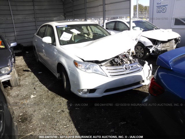 4T1BK3DB3BU433948 - 2011 TOYOTA AVALON LIMITED WHITE photo 1