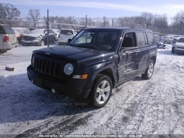 1C4NJRFB5DD119080 - 2013 JEEP PATRIOT LATITUDE BLUE photo 2