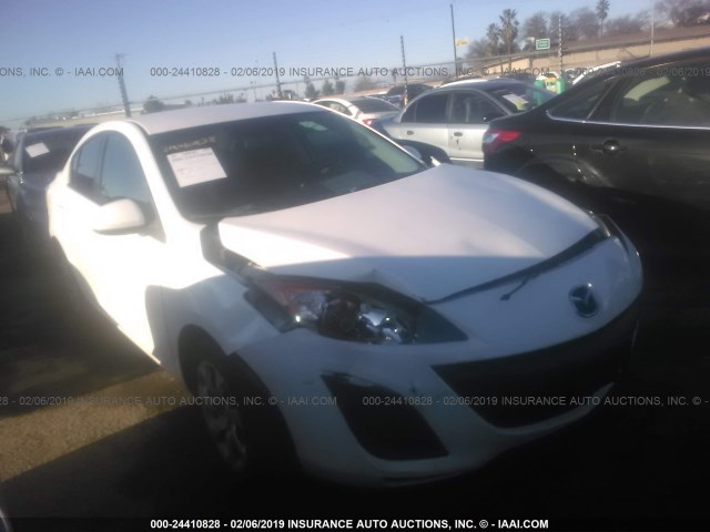 JM1BL1SG0A1240452 - 2010 MAZDA 3 I WHITE photo 1