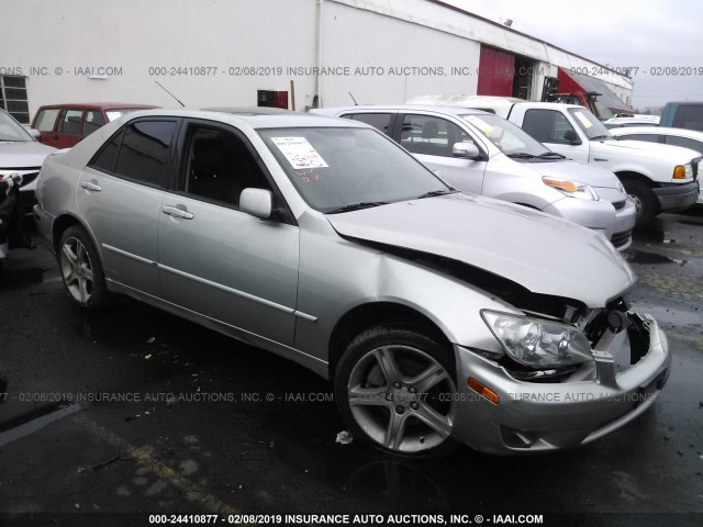 JTHBD192550095958 - 2005 LEXUS IS 300 SILVER photo 1