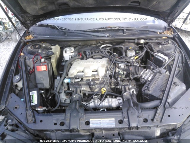 1G2WK52J73F169400 - 2003 PONTIAC GRAND PRIX SE შავი ფოტო 10