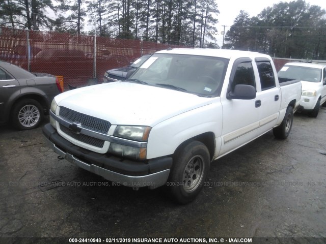 2GCEC13T341328418 - 2004 CHEVROLET SILVERADO C1500 WHITE photo 2