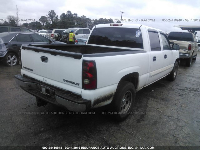 2GCEC13T341328418 - 2004 CHEVROLET SILVERADO C1500 WHITE photo 4