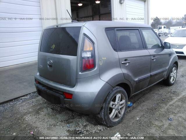 KNDJT2A22B7226073 - 2011 KIA SOUL +/!/SPORT GRAY photo 3