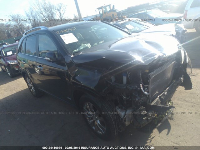 5XYKWDA28DG394118 - 2013 KIA SORENTO SX BLACK photo 1