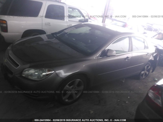 1G1ZC5E19BF295377 - 2011 CHEVROLET MALIBU 1LT ნაცრისფერი ფოტო 2
