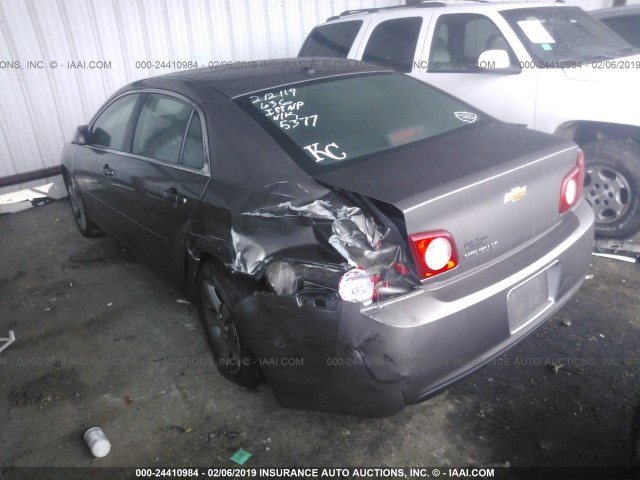 1G1ZC5E19BF295377 - 2011 CHEVROLET MALIBU 1LT ნაცრისფერი ფოტო 6
