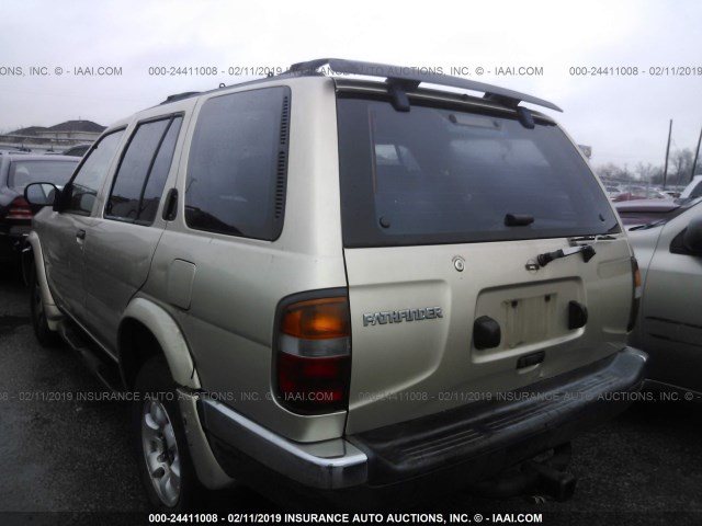 JN8AR05S1XW291396 - 1999 NISSAN PATHFINDER XE/LE GOLD photo 3