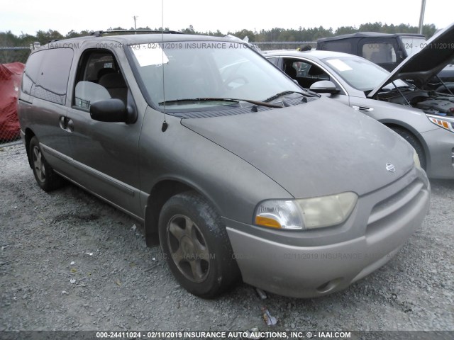 4N2ZN15T71D819497 - 2001 NISSAN QUEST GXE TAN photo 1