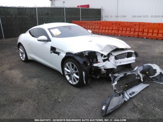 SAJDK1FV4JCK49892 - 2018 JAGUAR F-TYPE WHITE photo 1