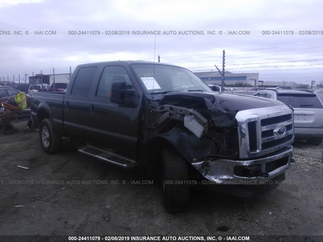 1FTSW21548EE01000 - 2008 FORD F250 SUPER DUTY Սև լուսանկար 1