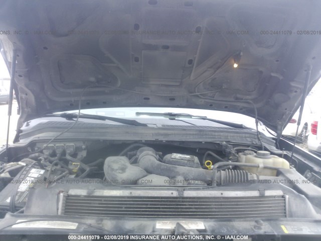 1FTSW21548EE01000 - 2008 FORD F250 SUPER DUTY Սև լուսանկար 10