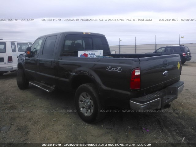 1FTSW21548EE01000 - 2008 FORD F250 SUPER DUTY Սև լուսանկար 3
