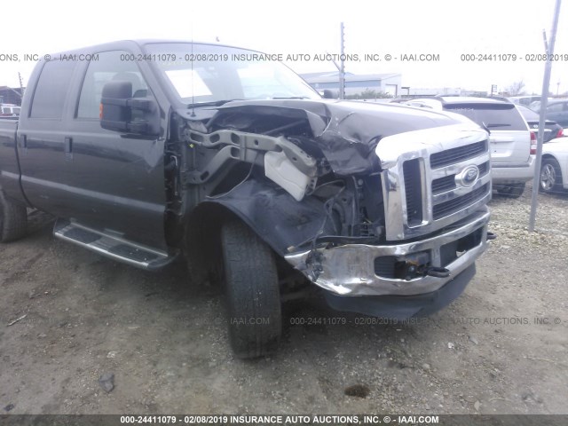 1FTSW21548EE01000 - 2008 FORD F250 SUPER DUTY Սև լուսանկար 6