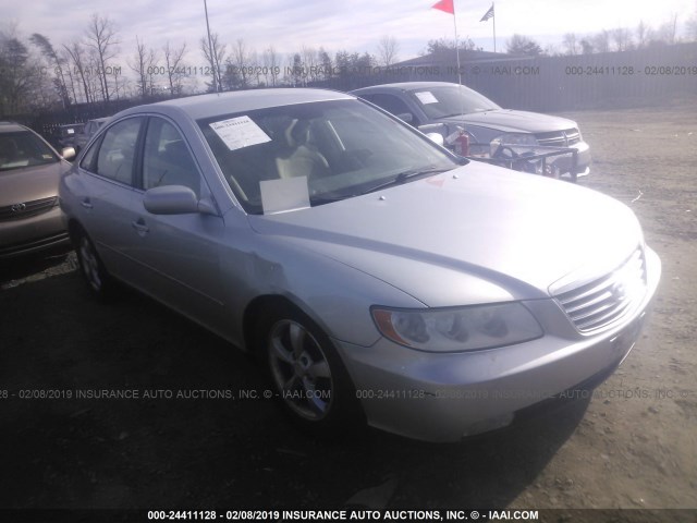 KMHFC46D27A194257 - 2007 HYUNDAI AZERA GLS SILVER photo 1