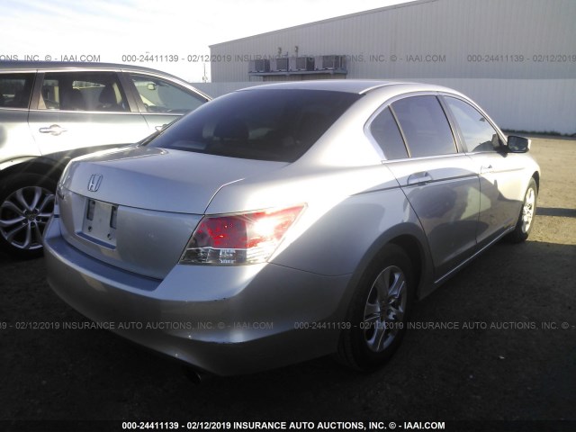 1HGCP26448A032665 - 2008 HONDA ACCORD LXP SILVER photo 4