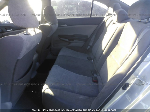 1HGCP26448A032665 - 2008 HONDA ACCORD LXP SILVER photo 8