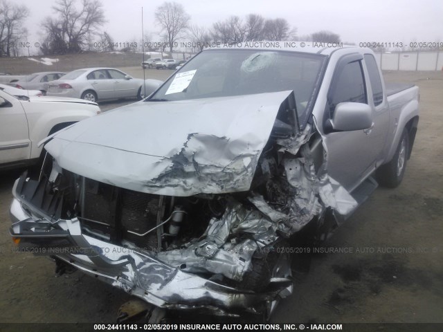 1GCJTDDE7A8100656 - 2010 CHEVROLET COLORADO LT SILVER photo 2