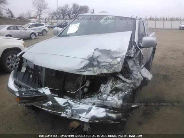 1GCJTDDE7A8100656 - 2010 CHEVROLET COLORADO LT SILVER photo 6