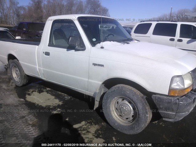 1FTYR10V3YPA61744 - 2000 FORD RANGER WHITE photo 1