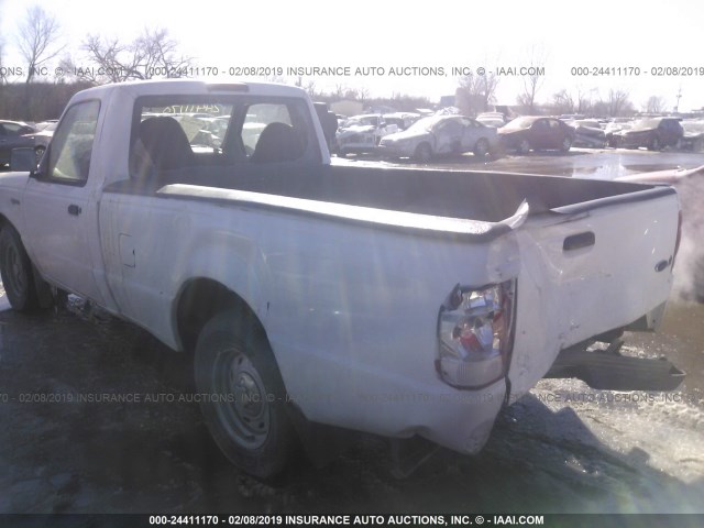 1FTYR10V3YPA61744 - 2000 FORD RANGER WHITE photo 3