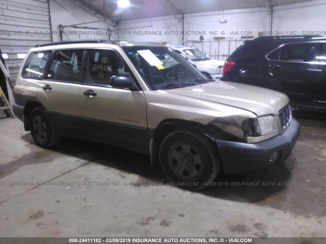 JF1SF63571H767659 - 2001 SUBARU FORESTER L GOLD photo 1