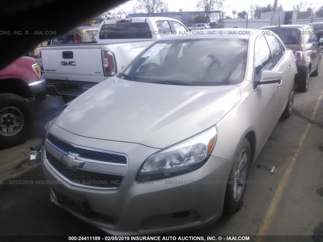 1G11C5SA4DF274702 - 2013 CHEVROLET MALIBU 1LT ოქროსფერი ფოტო 2