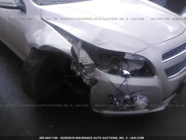 1G11C5SA4DF274702 - 2013 CHEVROLET MALIBU 1LT ოქროსფერი ფოტო 6