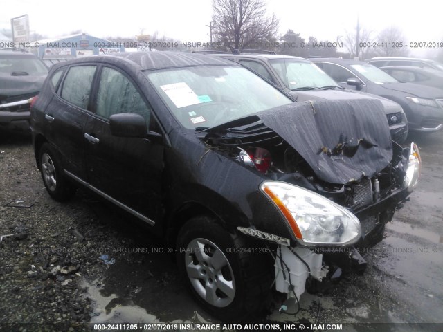 JN8AS5MT0DW509660 - 2013 NISSAN ROGUE S/SV BLACK photo 1