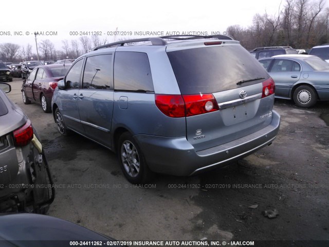 5TDBA22C66S071850 - 2006 TOYOTA SIENNA XLE/XLE LIMITED BLUE photo 3