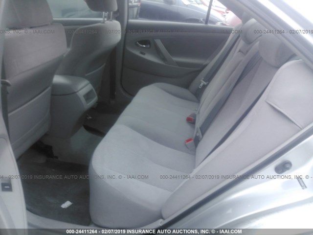 4T1BF3EK9AU571480 - 2010 TOYOTA CAMRY SE/LE/XLE 银色 照片 8