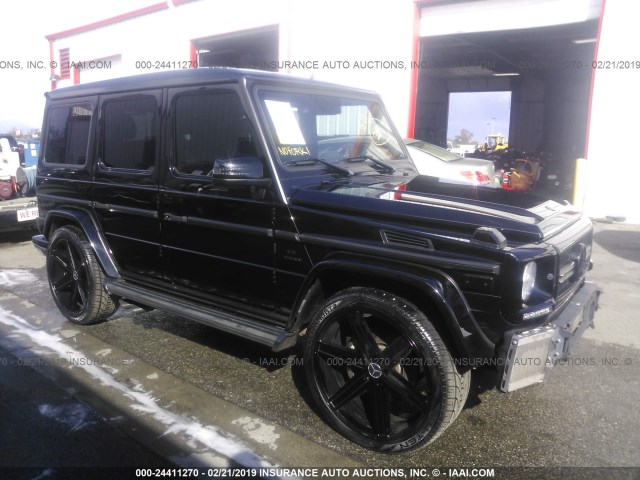 WDCYC7DF8DX214162 - 2013 MERCEDES-BENZ G 63 AMG BLACK photo 1