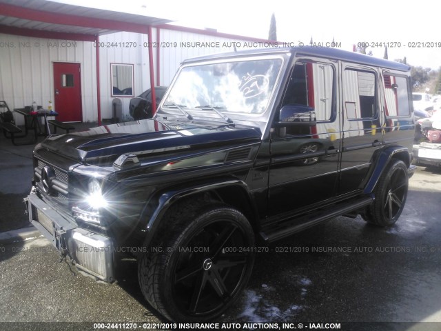 WDCYC7DF8DX214162 - 2013 MERCEDES-BENZ G 63 AMG BLACK photo 2