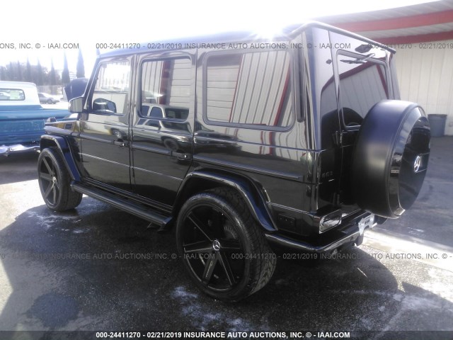 WDCYC7DF8DX214162 - 2013 MERCEDES-BENZ G 63 AMG BLACK photo 3