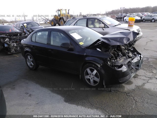 1G1AF5F56A7241629 - 2010 CHEVROLET COBALT 2LT BLACK photo 1