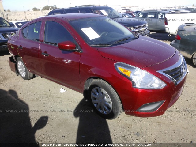3N1CN7AP1GL872576 - 2016 NISSAN VERSA S/S PLUS/SV/SL RED photo 1